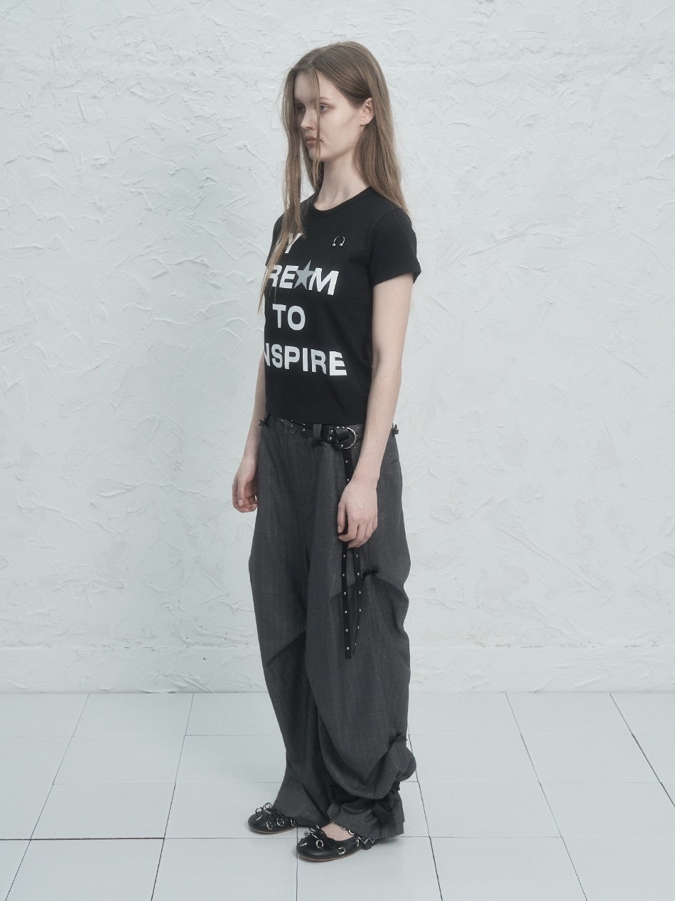 ★SETUP-EXE★DRE★M PIERCING TOP / BLACK★正規品/韓国送料込 SETUP‐EXE】DRE☆M PIERCING TOP | OUR BRAND,SETUP-EXE