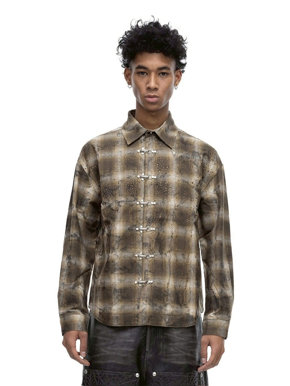 【The Boy Has No Patience】T-SHIRT The Boy Has No Patience】LUMINOUS DAWN RHINESTONE TEE / 【ザ