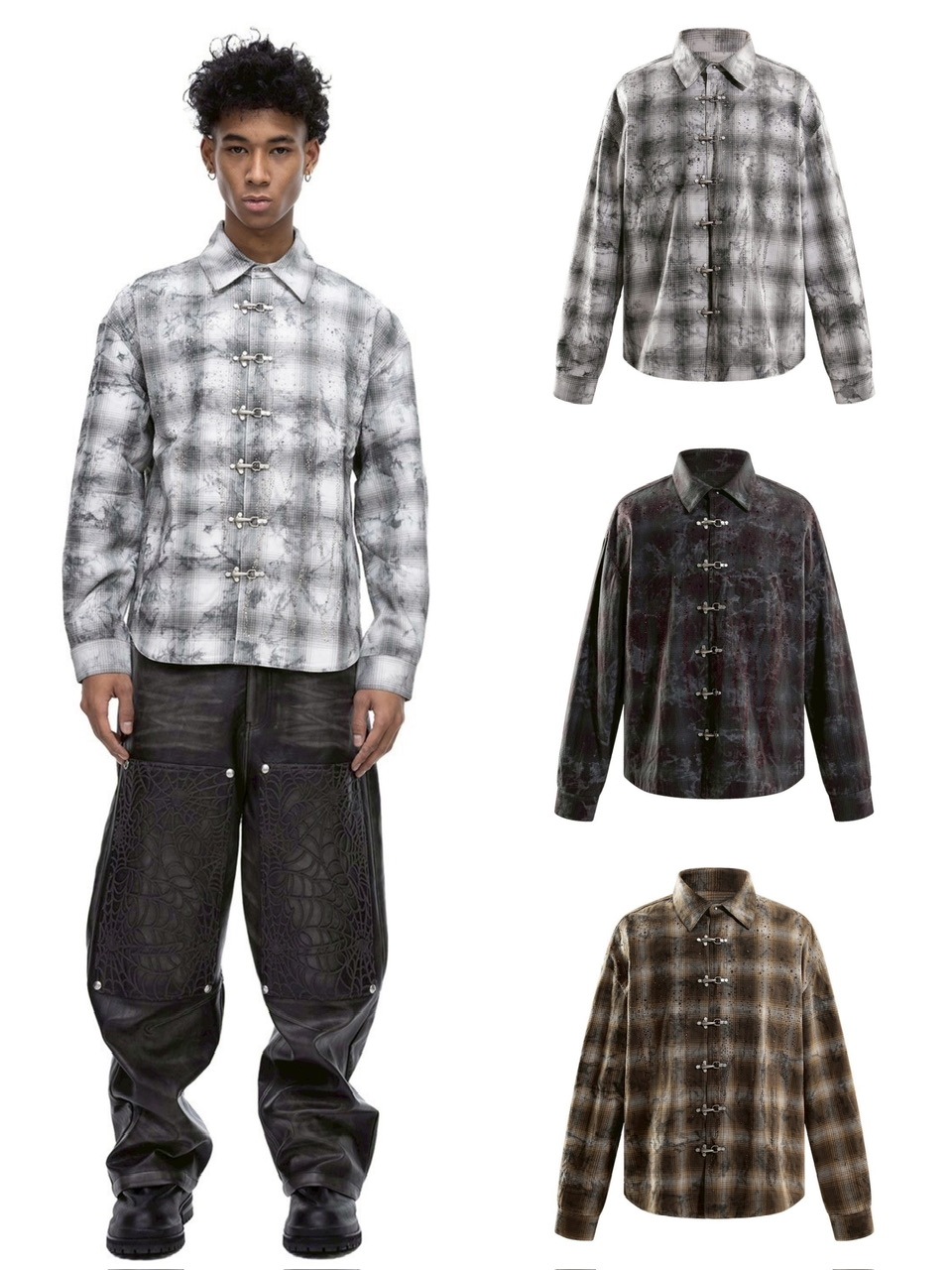 The Boy Has No Patience】BLOOD MOON NIGHT HOT DIAMOND SHIRT