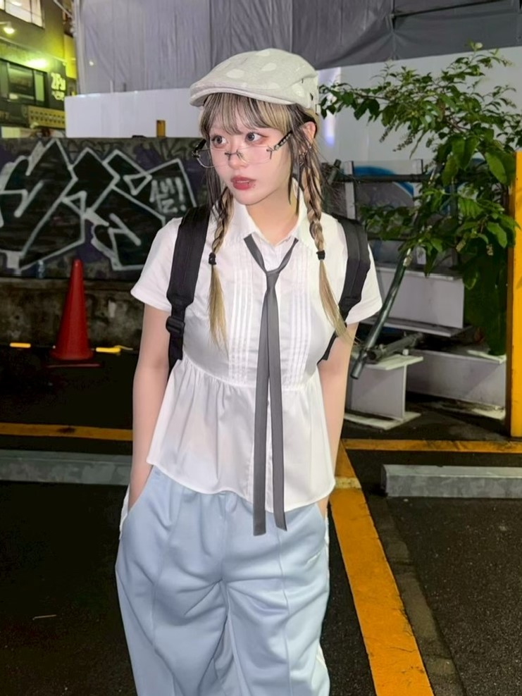 【FANCY CLUB】Angel Dot Hunting Cap / 【ファンシークラブ】エンジェルドットハンチング帽子