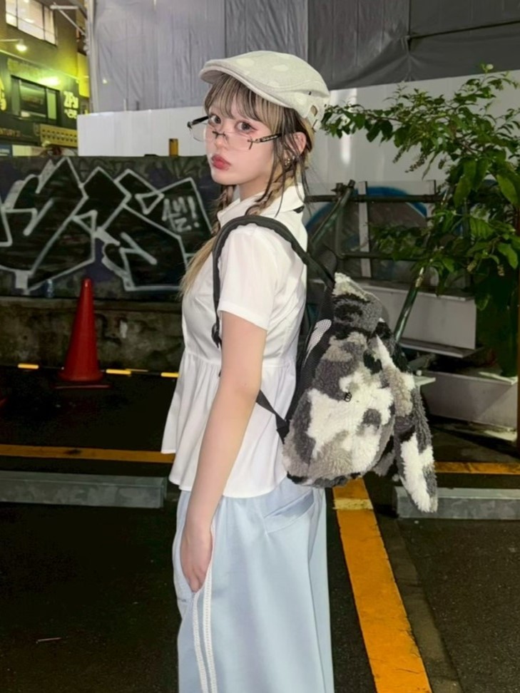 【FANCY CLUB】Angel Dot Hunting Cap / 【ファンシークラブ】エンジェルドットハンチング帽子