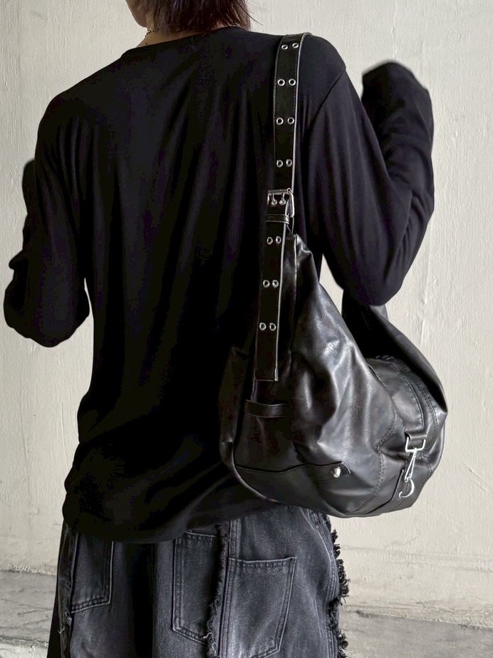 大阪店WEB限定受注制【Chikashitsu +】vintage eyelet shoulder bag