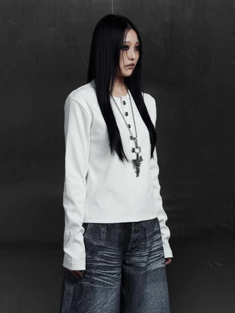 トップス ROSEN KREUZ 限定先行予約【Rosen Kreuz】TIGHT RIB LONG SLEEVE | OUR BRAND,Rosen