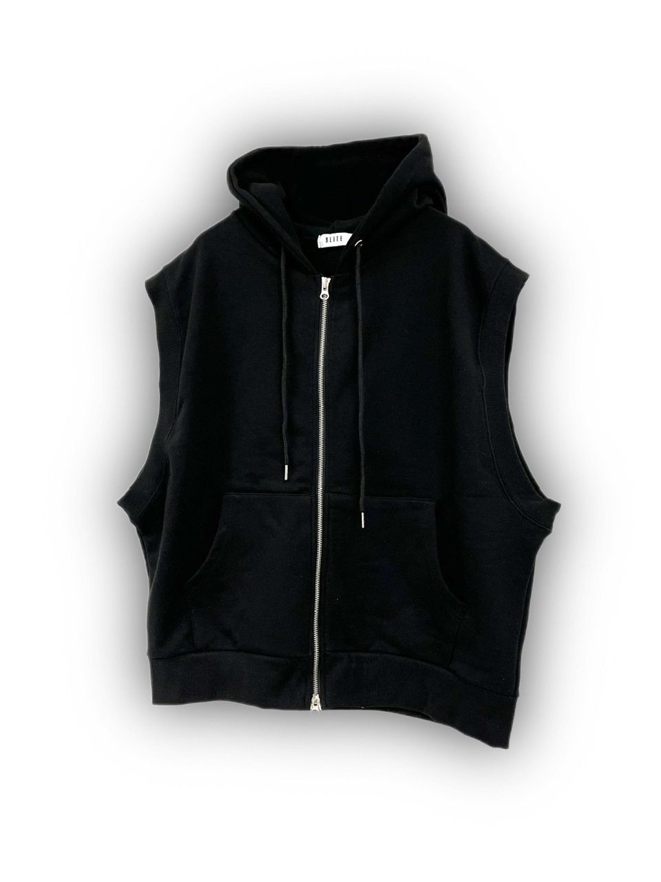 受注制【Never mind the XU】sleeveless zip hoodie (2color) | OUR