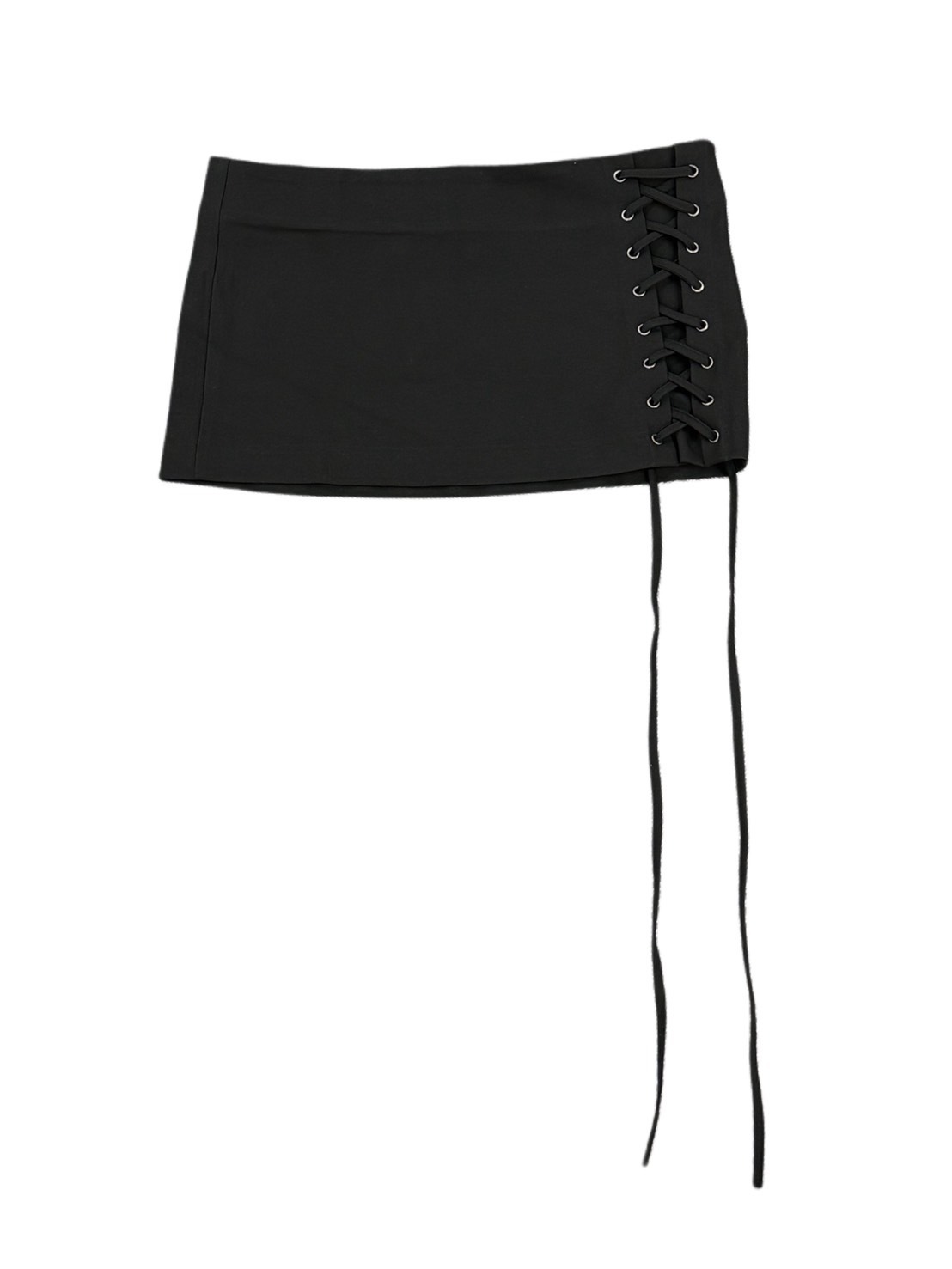 【KAIYA】eyelet strapline skirt