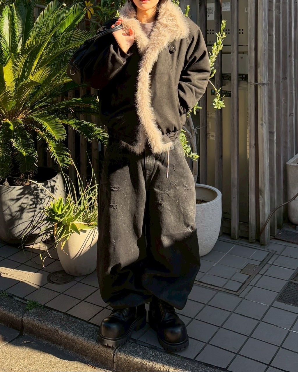ジャケット・アウター 90's Vintage Mouton Fur Jacket sullen 受注制【nmtc +】mouton fur jacket / 【エヌエムティーシープラス