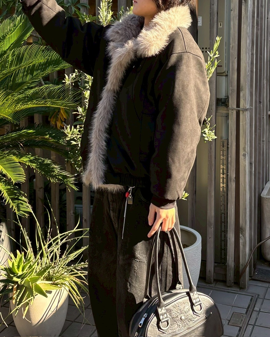 受注制【nmtc +】mouton fur jacket / 【エヌエムティーシープラス】ムートンファージャケット (2color)