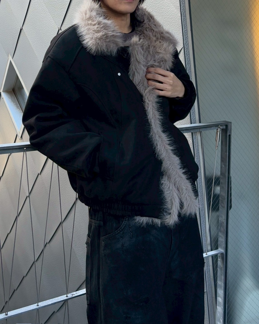 受注制【nmtc +】mouton fur jacket / 【エヌエムティーシープラス】ムートンファージャケット (2color)