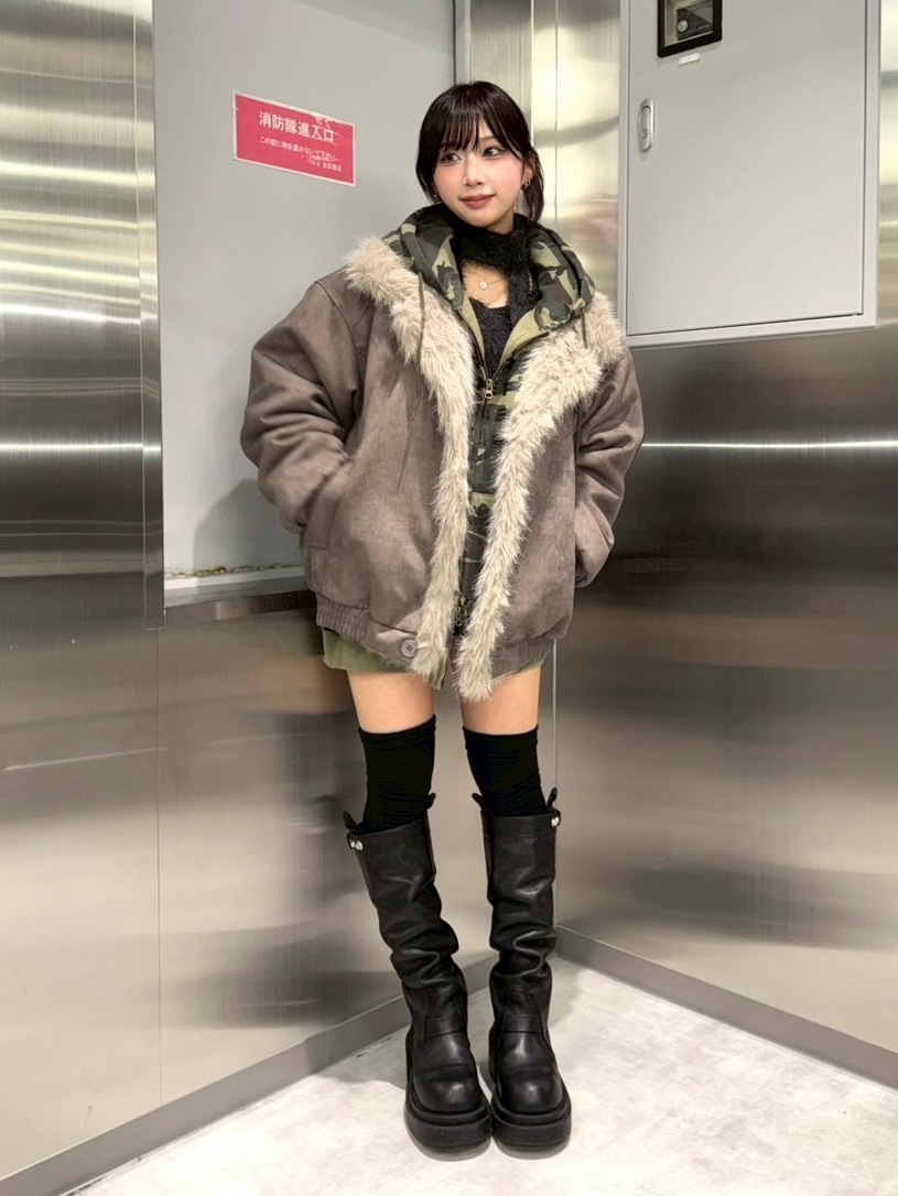 受注制【nmtc +】mouton fur jacket / 【エヌエムティーシープラス】ムートンファージャケット (2color)