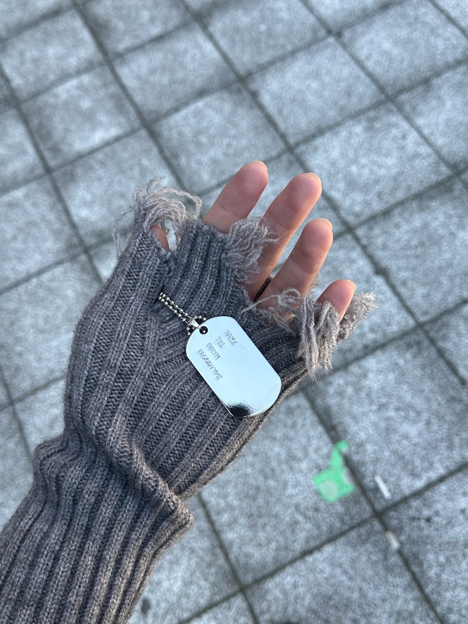 大阪店WEB限定【Chikashitsu +】dog tag necklace | OUR BRAND