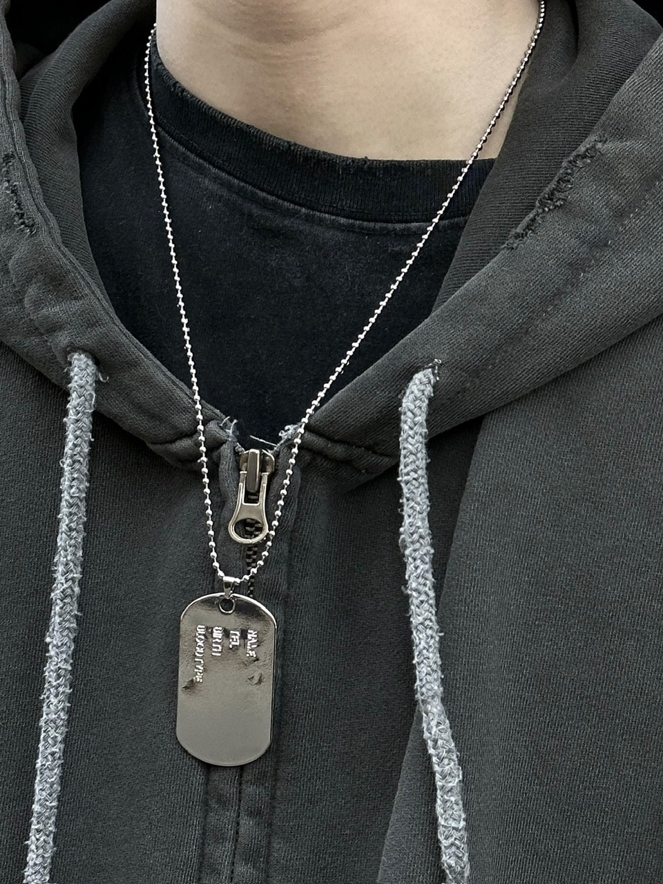 大阪店WEB限定【Chikashitsu +】dog tag necklace | OUR BRAND