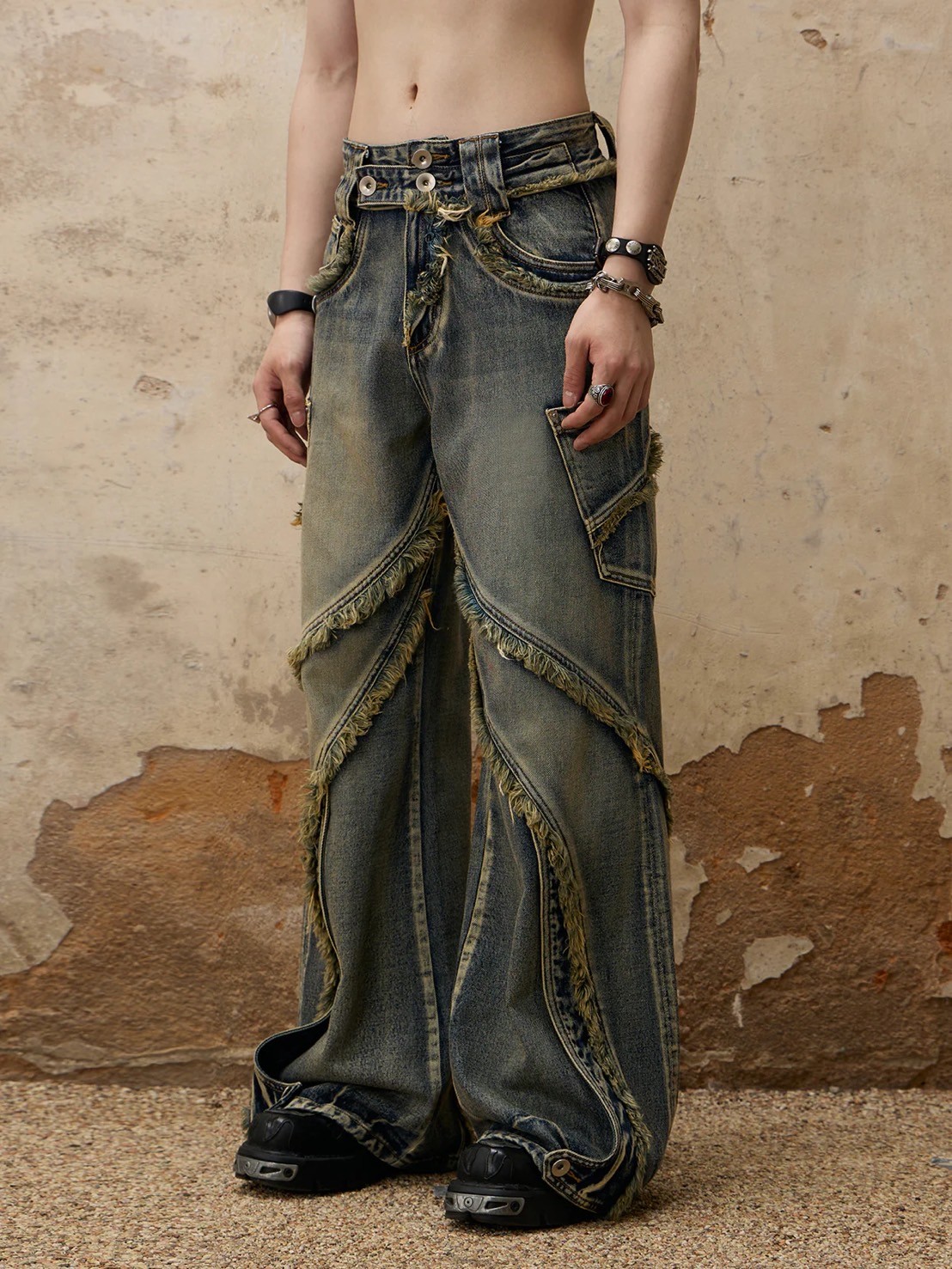 personsoul デニムパンツ　sサイズ PERSONSOUL】Destructive Denim Jeans | OUR BRAND,PERSONSOUL