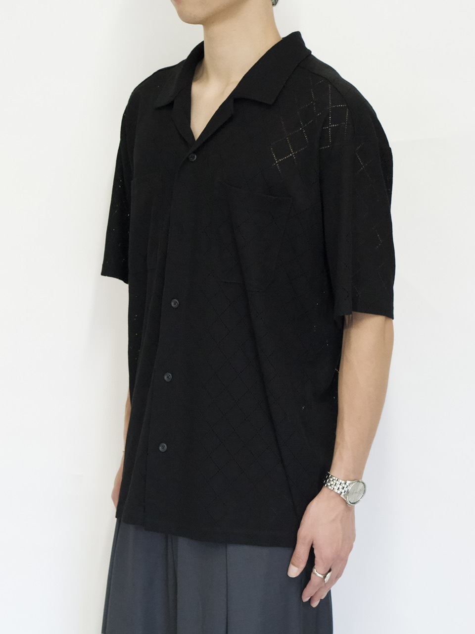 受注制【Chikashitsu +】shaggy knit (5color)