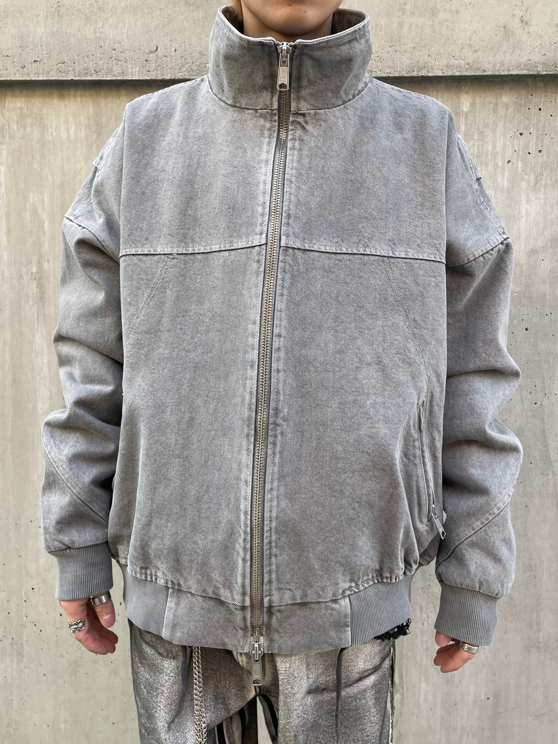 受注制【nmtc +】pigment flight jacket (2color)