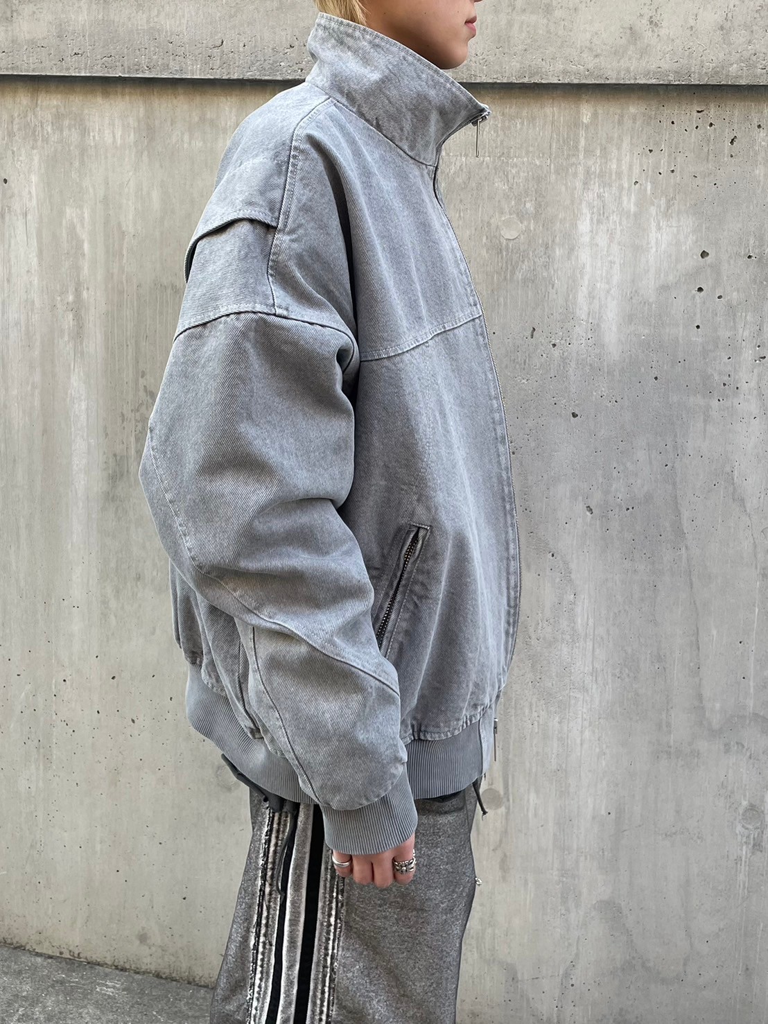 受注制【nmtc +】pigment flight jacket (2color)