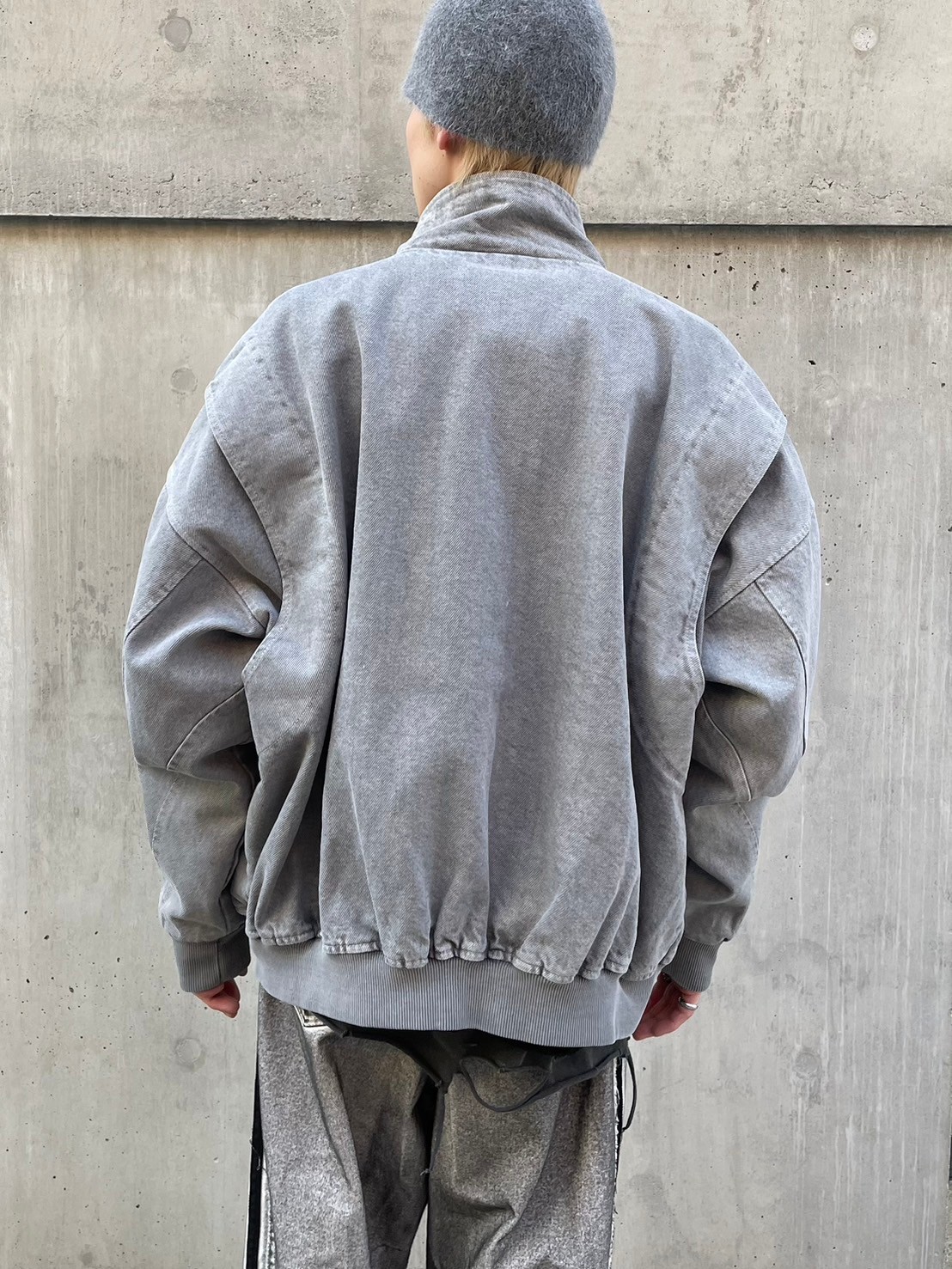 受注制【nmtc +】pigment flight jacket (2color)