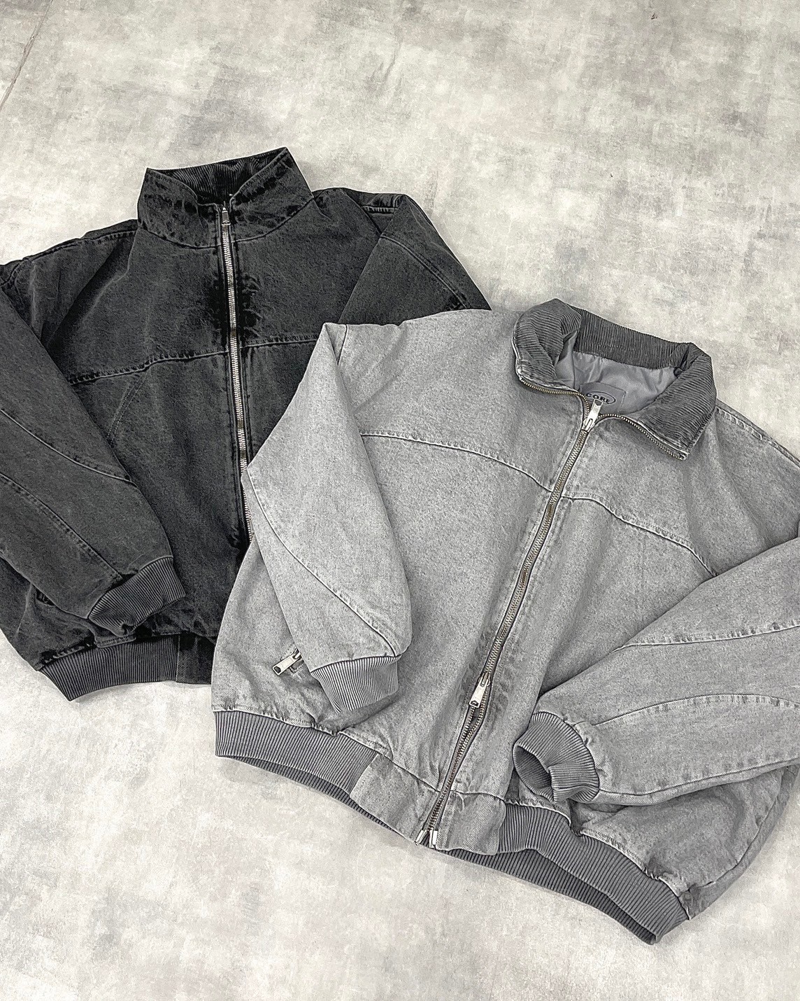 受注制【nmtc +】pigment flight jacket (2color)