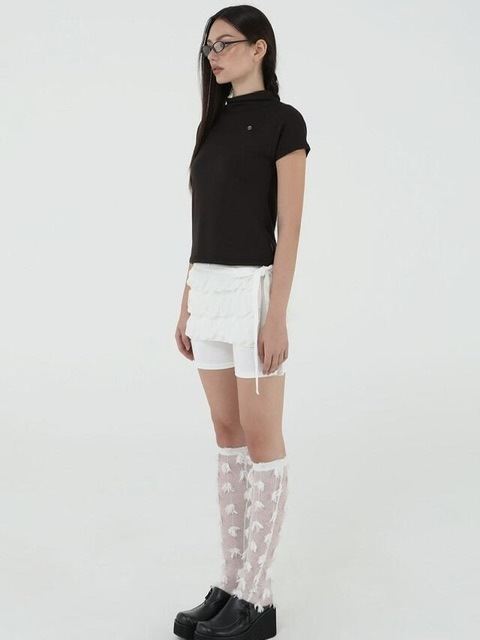 FOLNUA ♥ Apron Wrap Skirt Pants Set /追跡付 Uglyshadow】CANCAN WRAP SKIRT PANTS SET | OUR BRAND