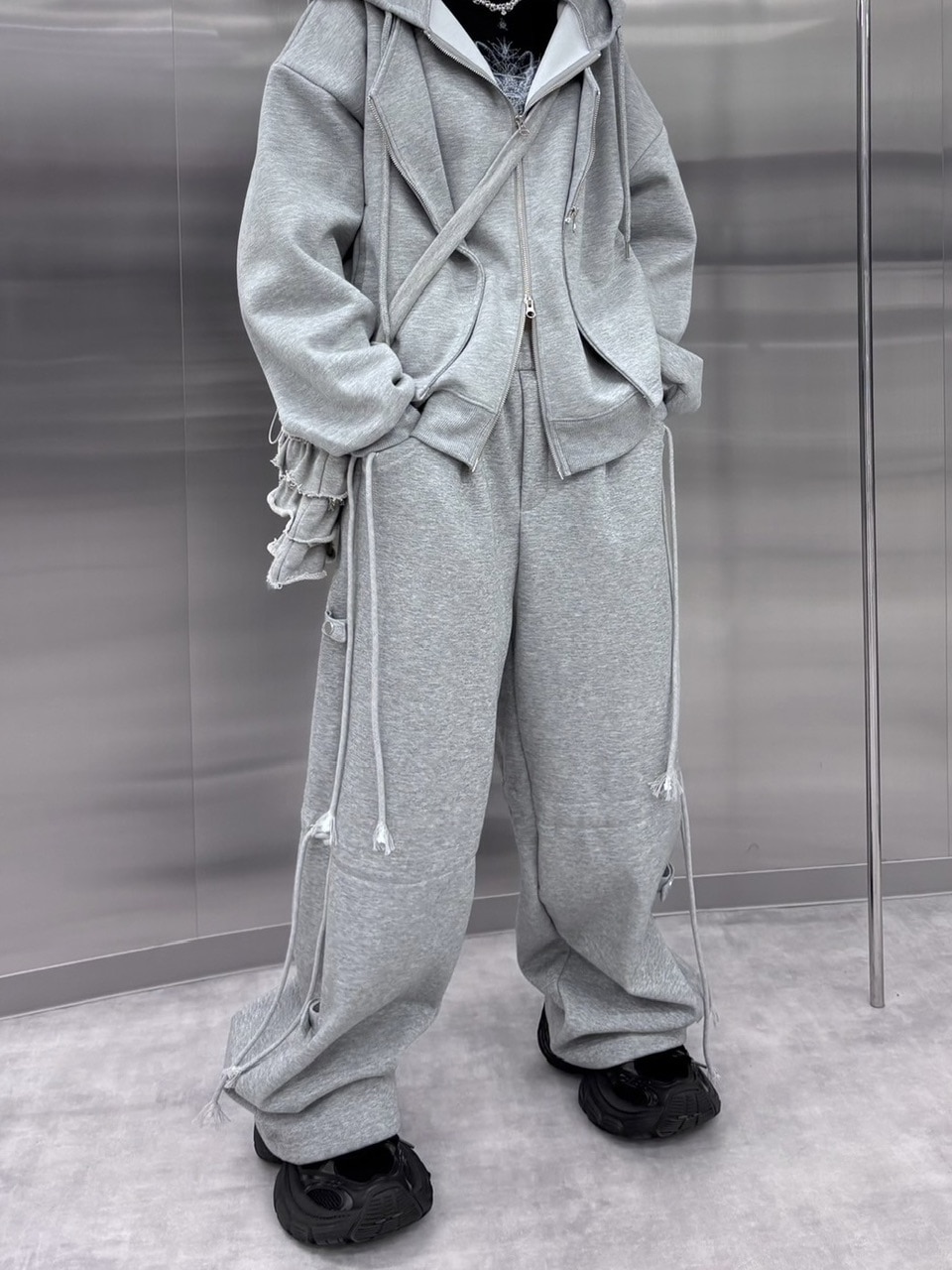 【nmtc +】string sweat pants (2color)