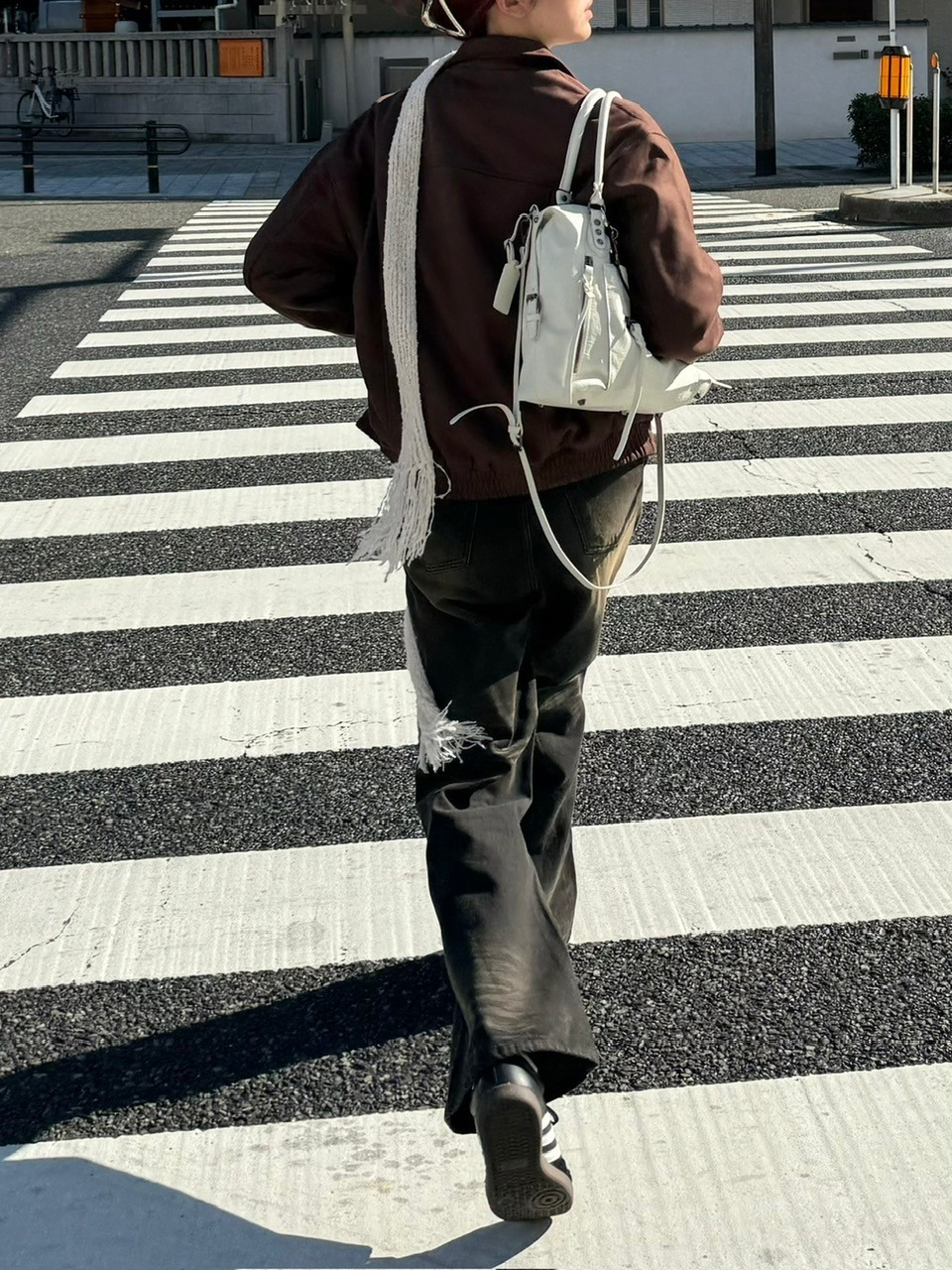 受注制【Chikashitsu +】multi pocket eco leather big bag