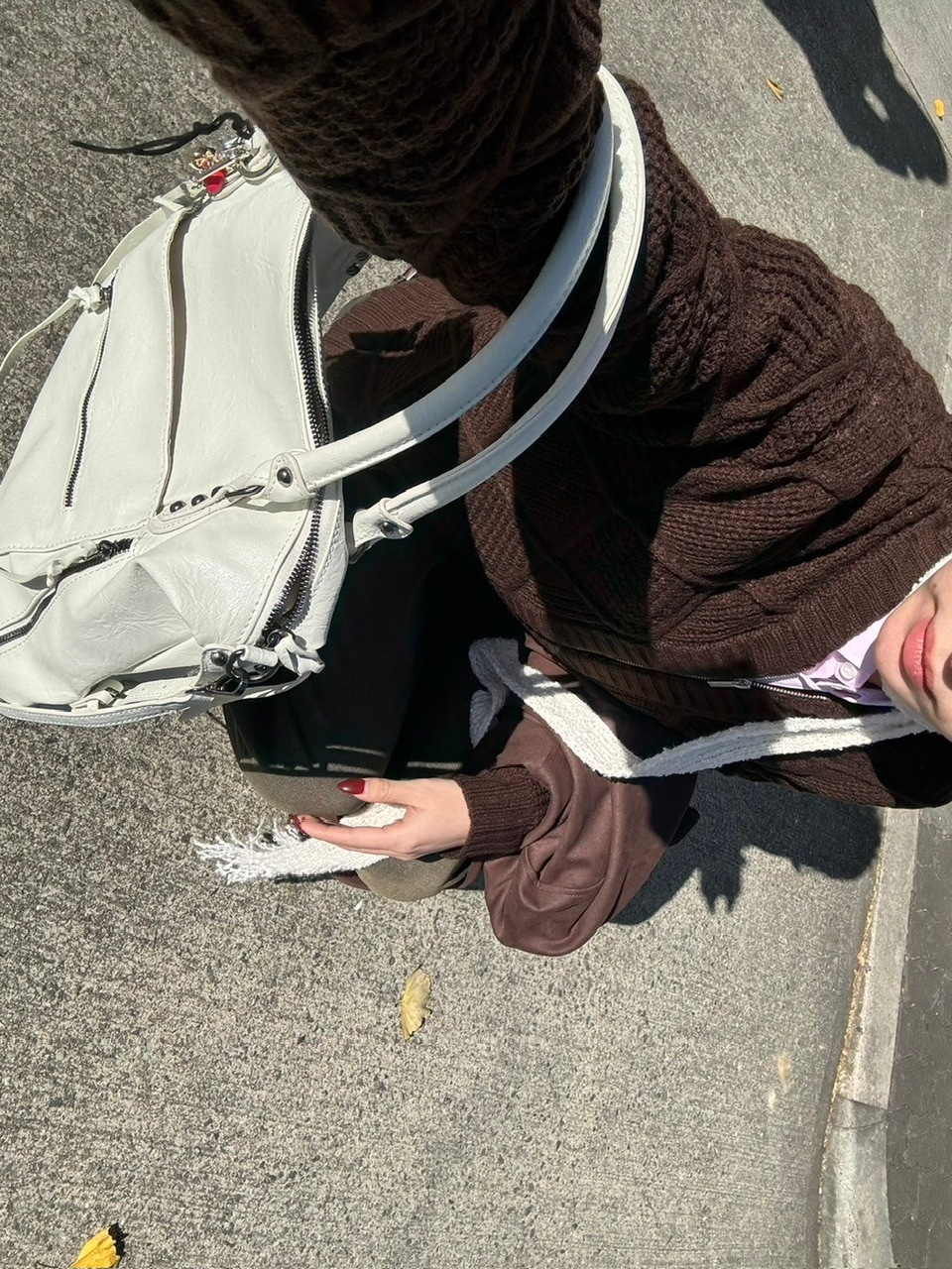 受注制【Chikashitsu +】multi pocket eco leather big bag | OUR