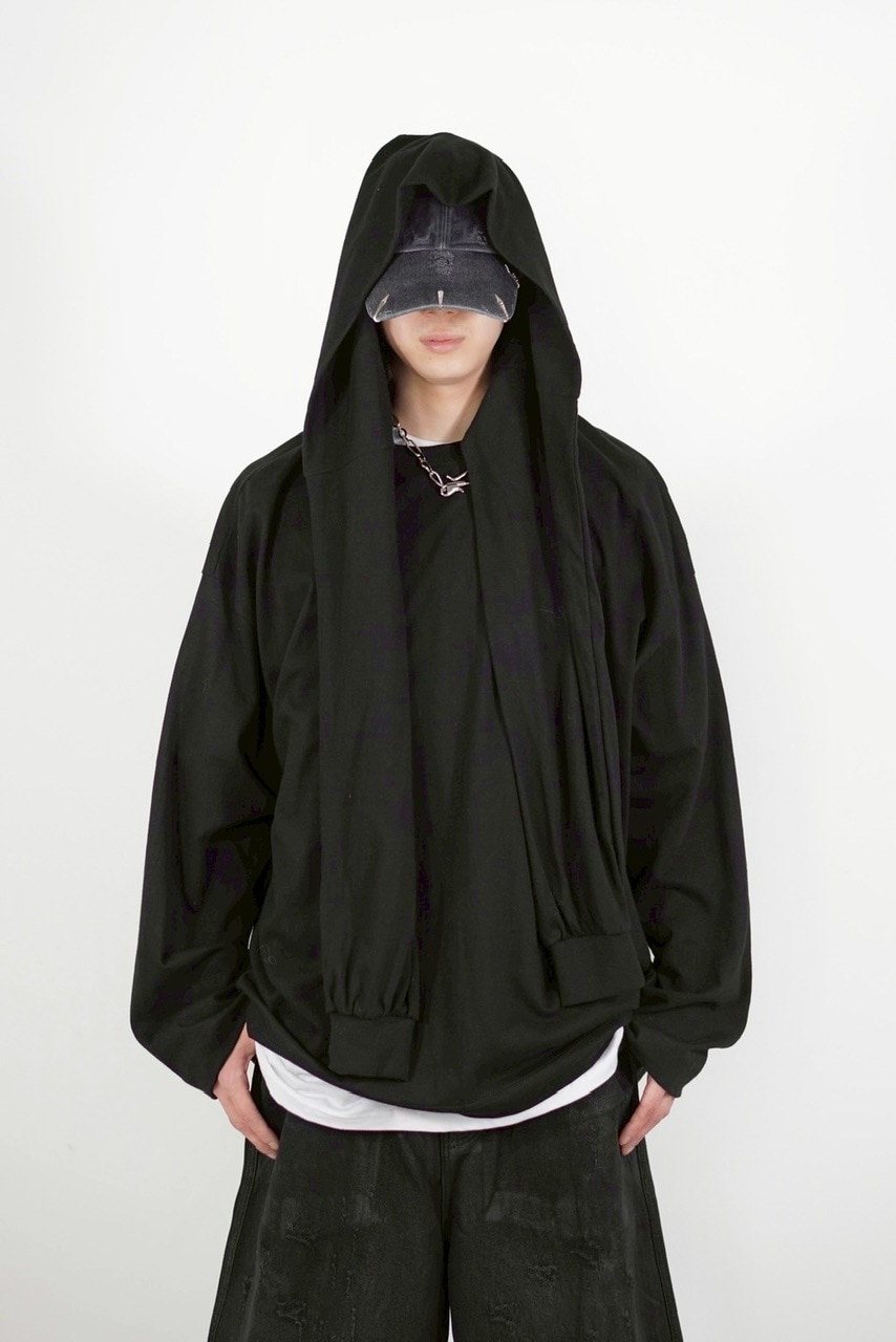 【Chikashitsu +】layered long sleeve Chikashitsu +】layered graphic long sleeve (2color) | OUR