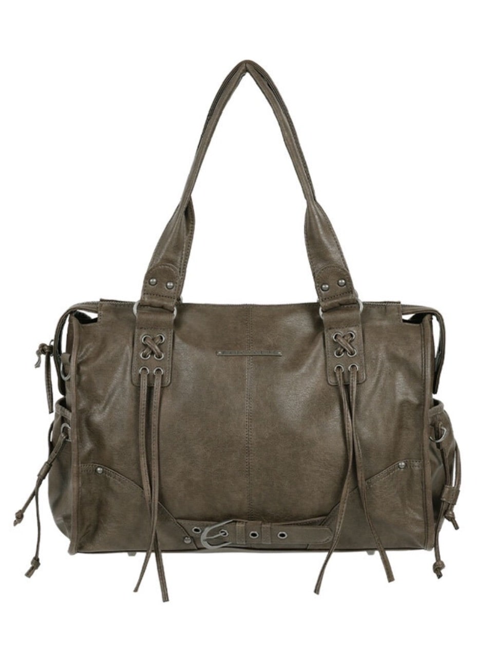 FANCY CLUB】BELTED WASHING LEATHER BAG / 【ファンシークラブ