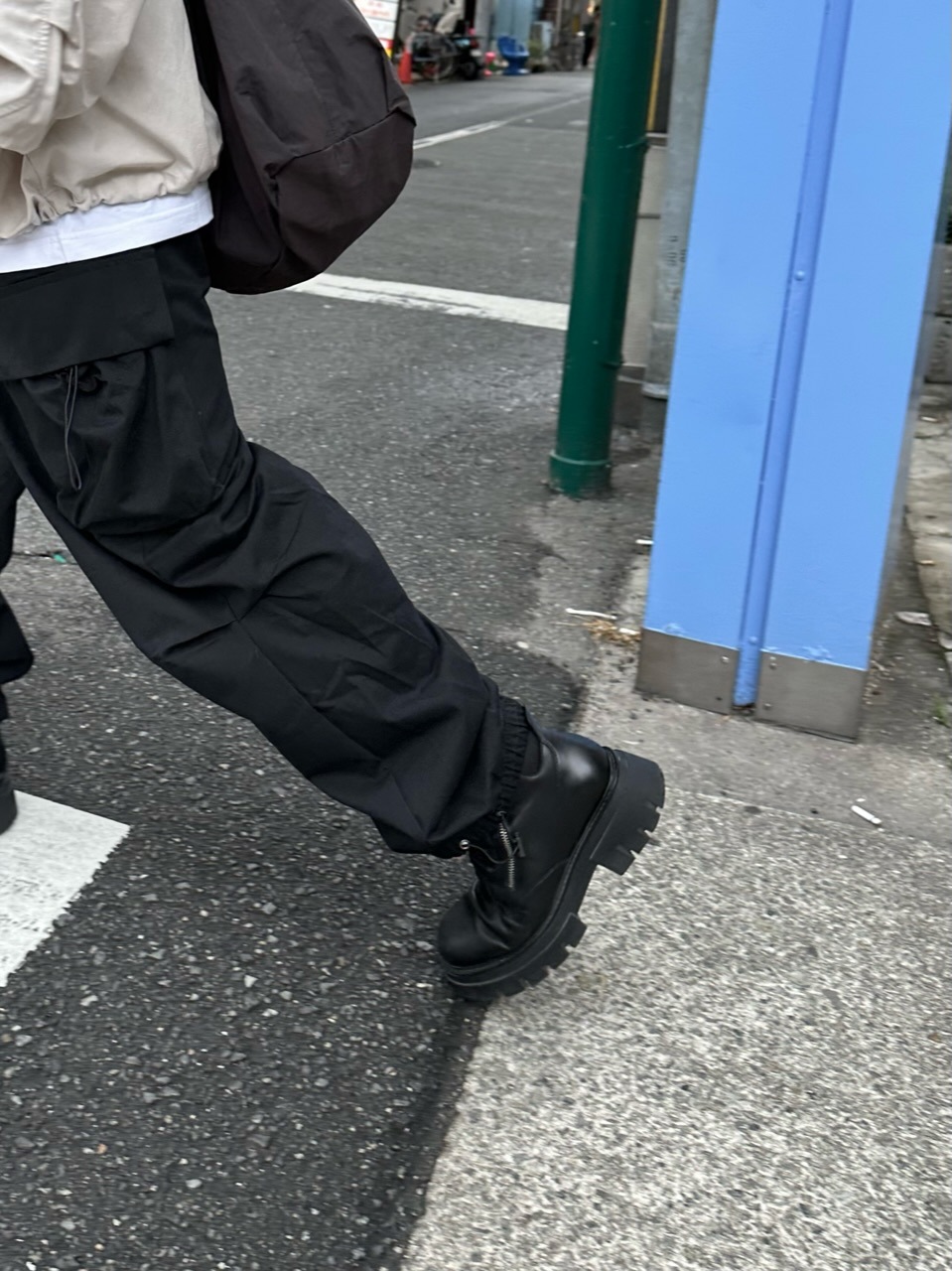 WEB限定受注制【Chikashitsu +】full length cargo pants (2color)