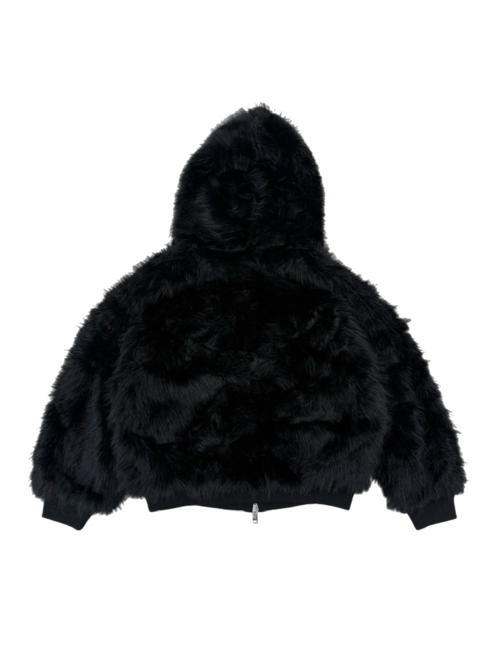 受注制【Chikashitsu +】oversized hooded fur blouson