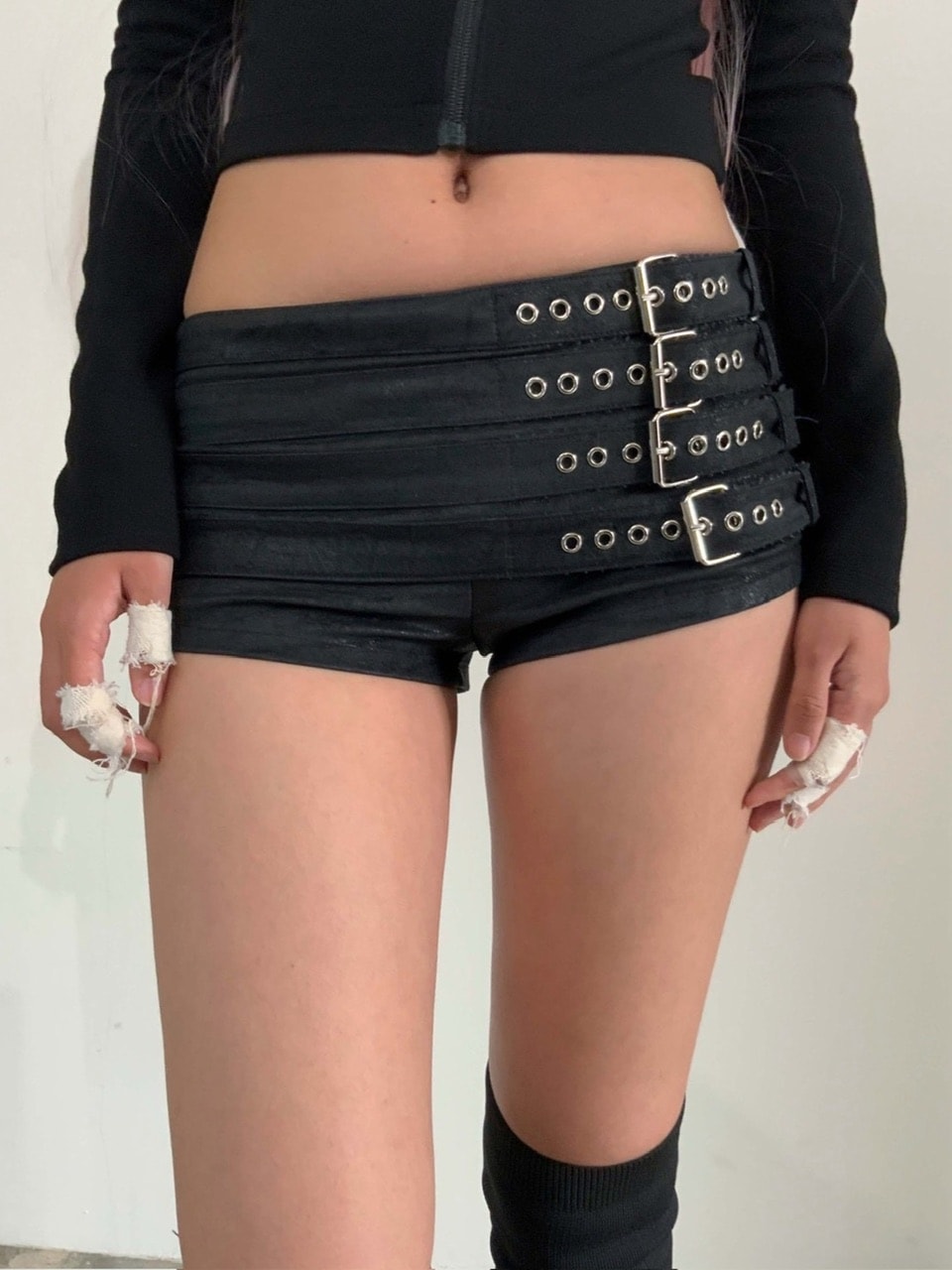 bonnae】Belted micro shorts | OUR BRAND,bonnae | PRESSING WEB SHOP