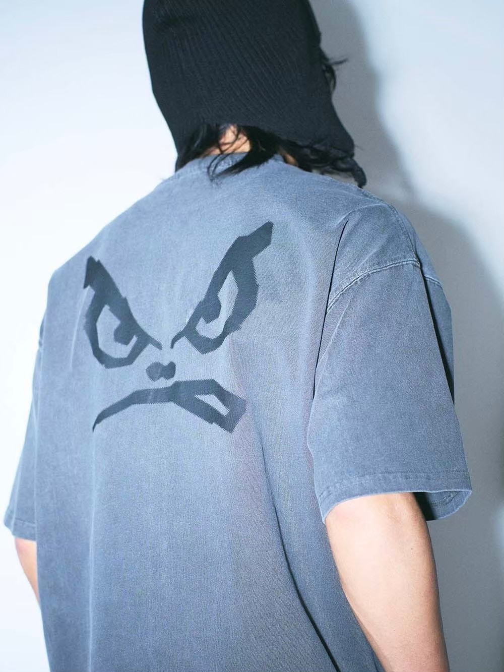 【BADBOY】PIGMENT DYED HALFTONE LOGO Pt.TEE