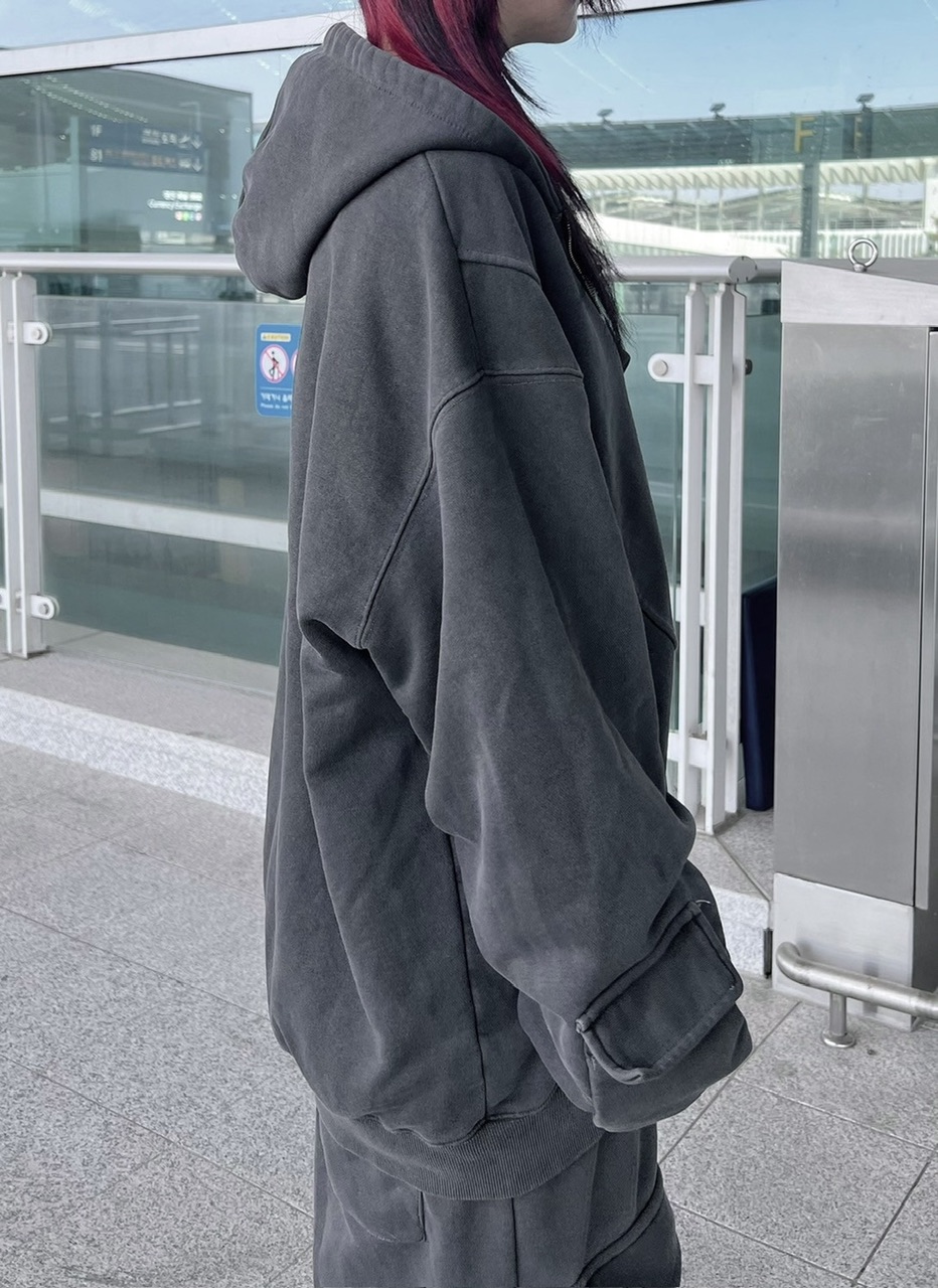 た*カ様 XU pocket cargo zip hoodie Never mind the XU】pocket cargo zip hoodie (2color
