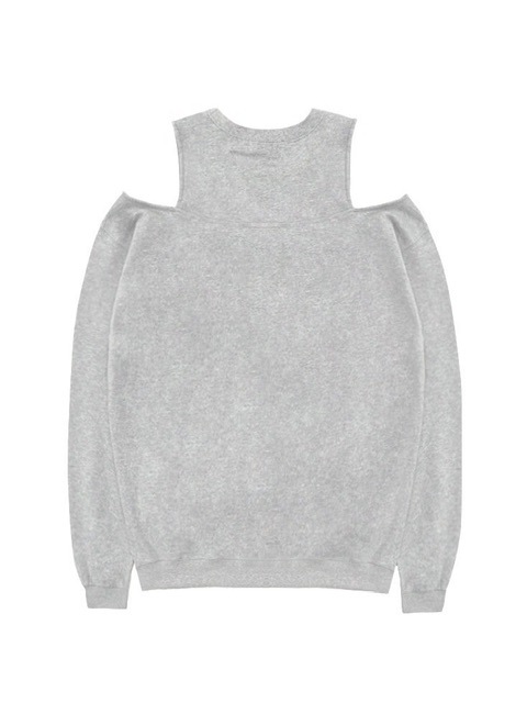 ROCKCAKE オフショルダー グレー スウェット ROCKCAKE オフショルダー グレー スウェット ROCKCAKE オフ