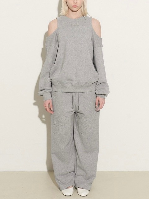 4/17再入荷【ROCK CAKE】Open Shoulder Sweatshirt | OUR BRAND