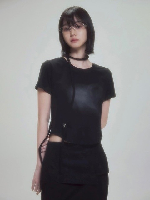 【韓国FLARE UP フレアアップ】Vanish Tie Scarf T-Shirt FLAREUP】Vanish Tie Scarf T-Shirt | OUR BRAND,FLAREUP