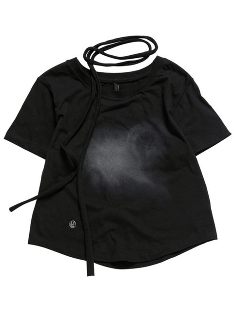 【韓国FLARE UP フレアアップ】Vanish Tie Scarf T-Shirt FLAREUP】Vanish Tie Scarf T-Shirt | OUR BRAND,FLAREUP
