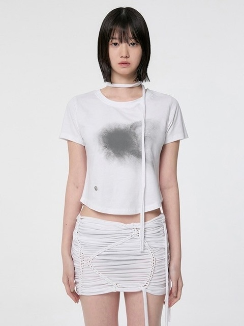FLAREUP】Vanish Tie Scarf T-Shirt | OUR BRAND,FLAREUP