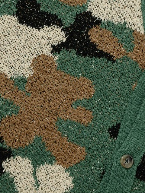 AJOBYAJO】Teddy Bear Camouflage Cardigan | OUR BRAND,AJOBYAJO