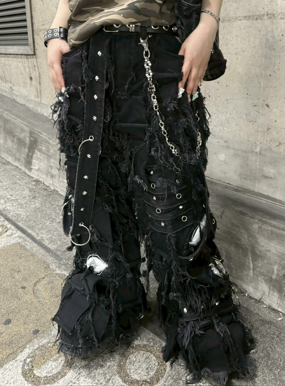 パンツ uniz BLACK MONSTER PANTS 7/29 10:00再入荷【UNIZ】BLACK MONSTER PANTS | OUR BRAND,UNIZ