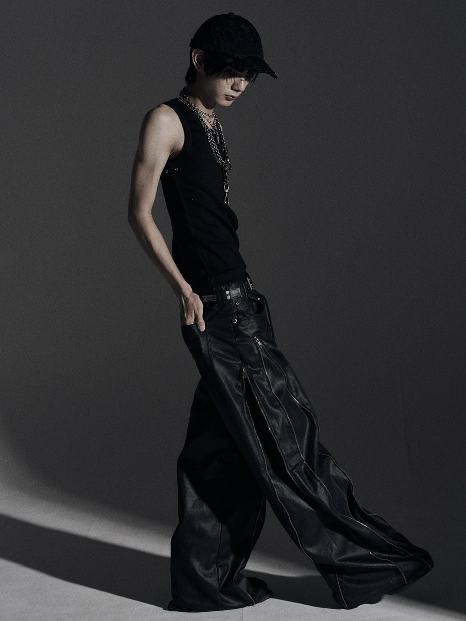 【Rosen Kreuzdouble sack press wide pants Rosen Kreuz】double sack press wide pants | OUR BRAND,Rosen