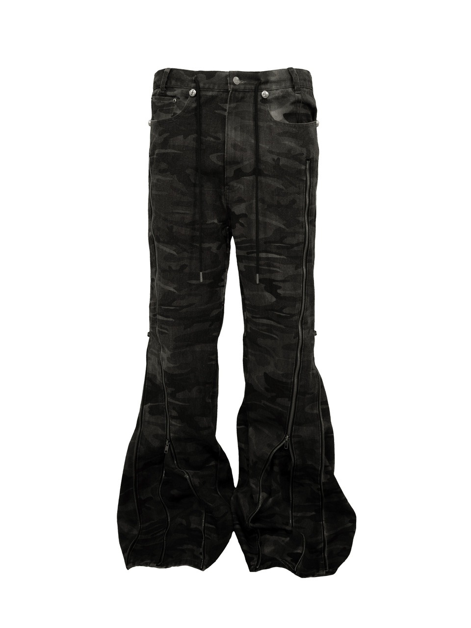 Rosen Kreuz】ZIP WIDE BAGGY PANTS | OUR BRAND,Rosen Kreuz