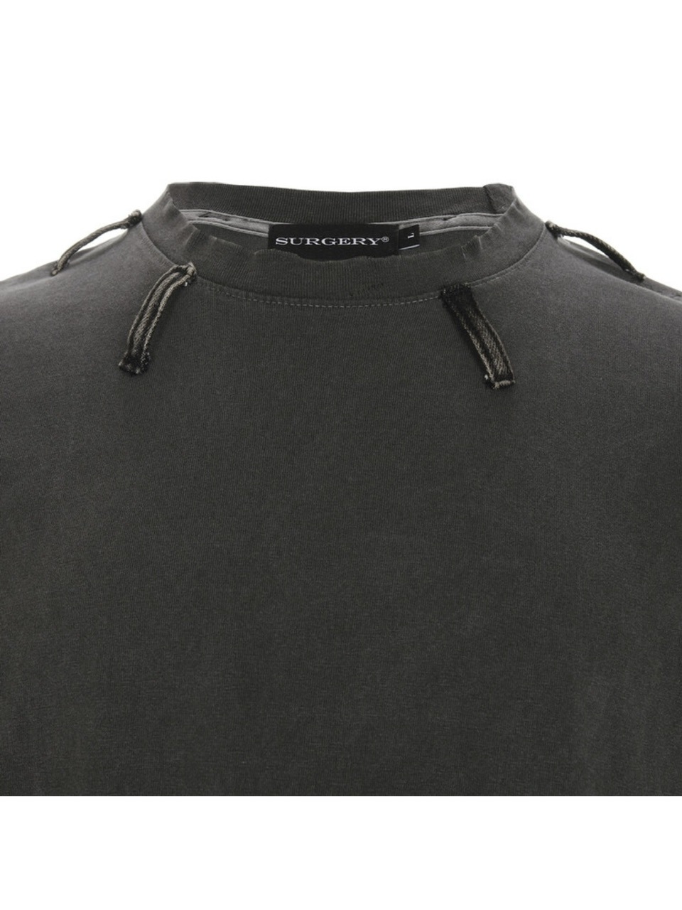 【SURGERY】rebuild neck belt ring T-shirts ●送料・関税込● SURGERY】rebuild neck belt ring T-shirts | OUR BRAND,SURGERY