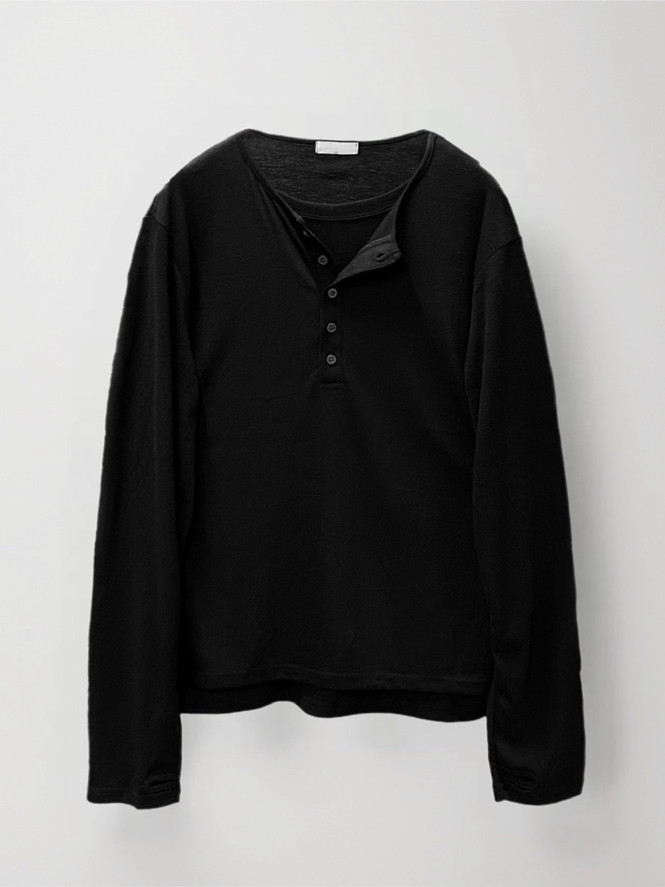 Ka na ta henry cut saw 長袖 サイズ1 ヘンリーネック 大阪店WEB限定【Chikashitsu +】layered henry neck long sleeve