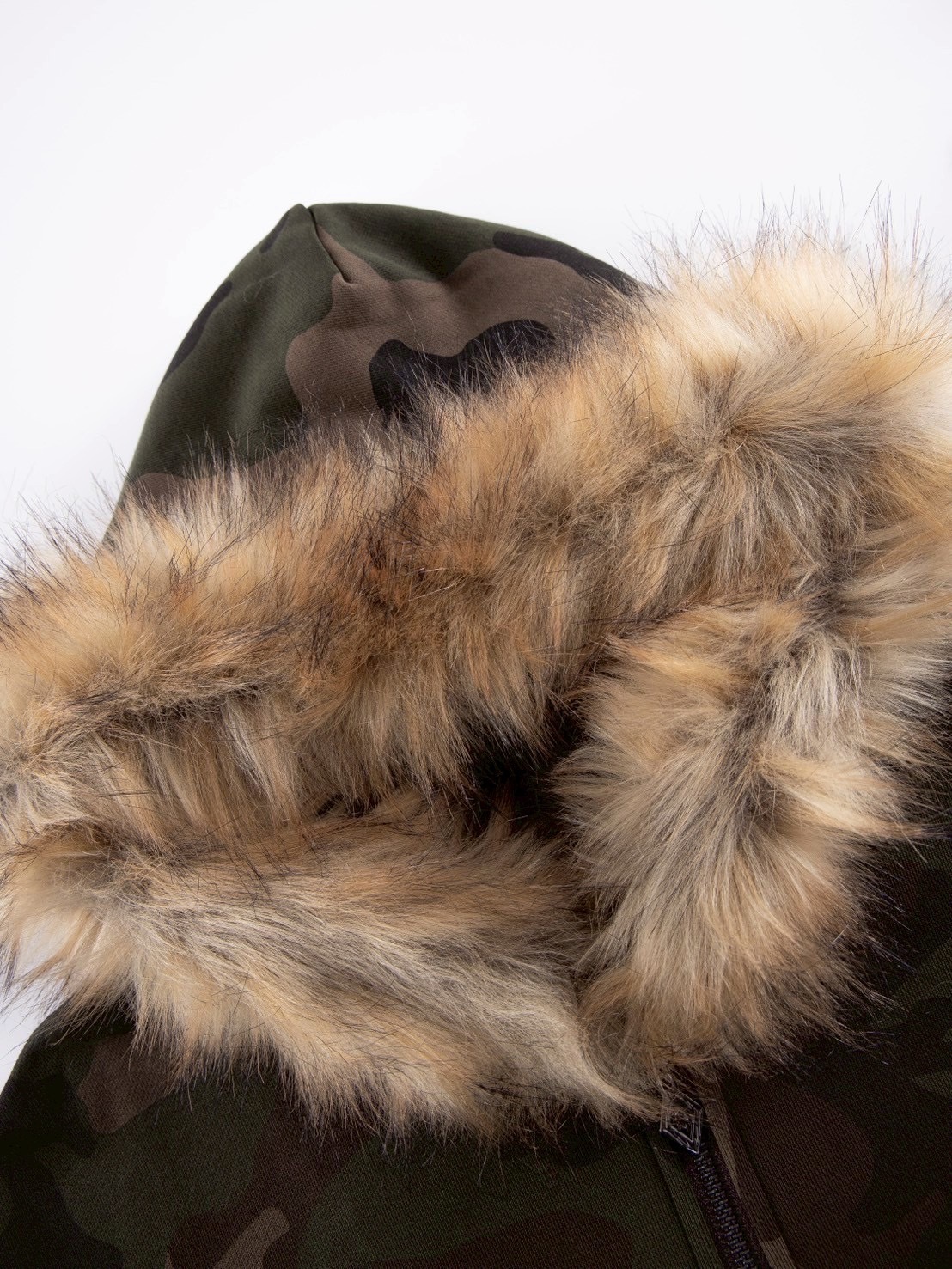 トップス Faux Fur Cross Zip Hoodie Multi SUPPLIER/サプライヤー/FAUX FUR CROSS ZIP HOODIE | L.H.P