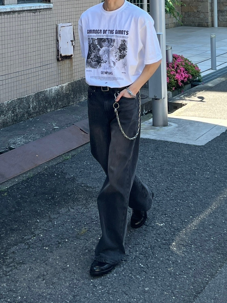 大阪店WEB限定受注制【Chikashitsu +】vintage color wash wide