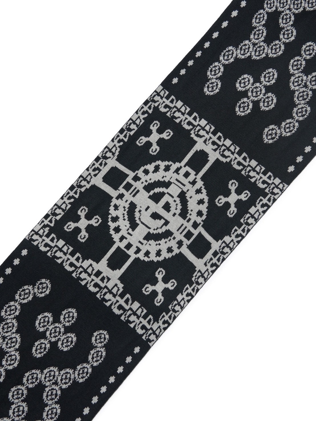 【NOMANUAL】GEAR PATTERN JACQUARD MUFFLER