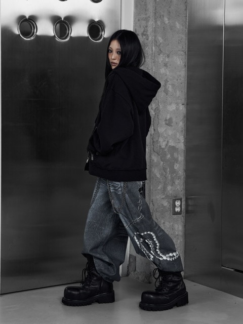 rosen kreuz 3Drelic archive trousers デニム Rosen Kreuz】3D RELIC ARCHIVE TROUSERS | OUR BRAND,Rosen Kreuz