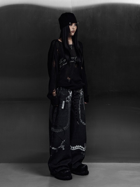 Rosen Kreuz】3D RELIC ARCHIVE TROUSERS | OUR BRAND,Rosen Kreuz