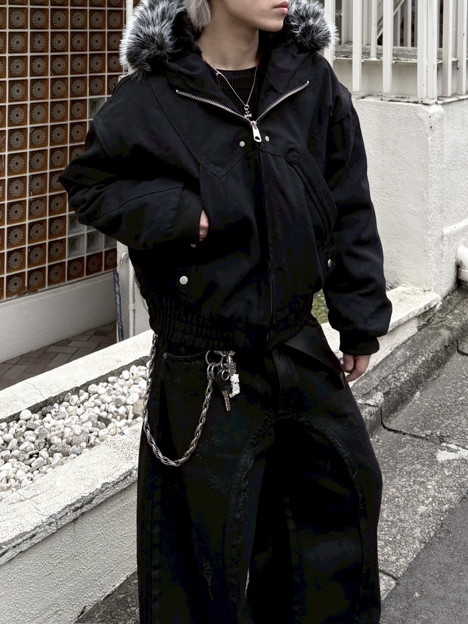 ファージャケット youll croppedfur hooded blouson youll】cropped fur hooded blouson | OUR BRAND,youll | PRESSING WEB