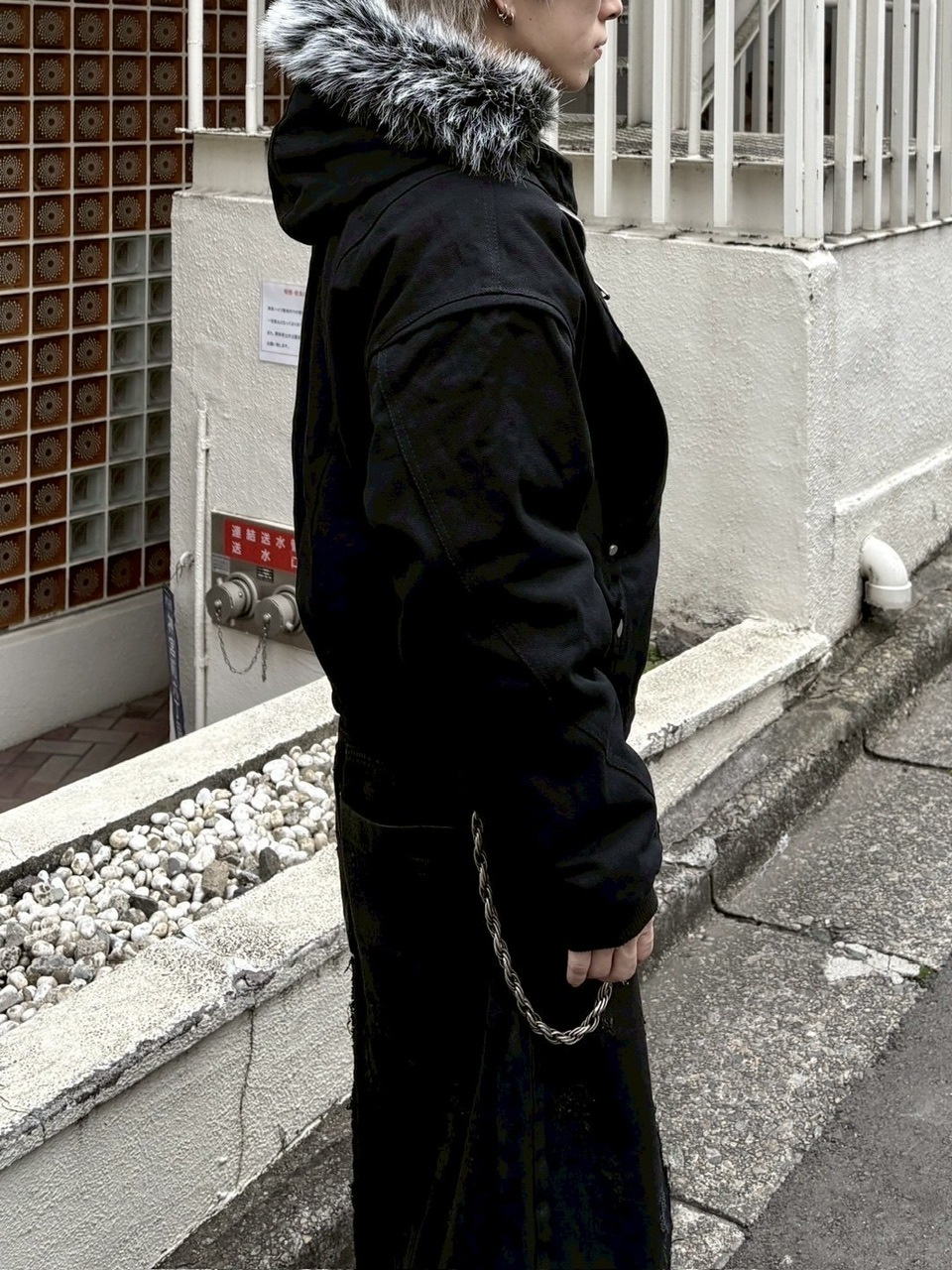 youll】cropped fur hooded blouson | OUR BRAND,youll | PRESSING WEB